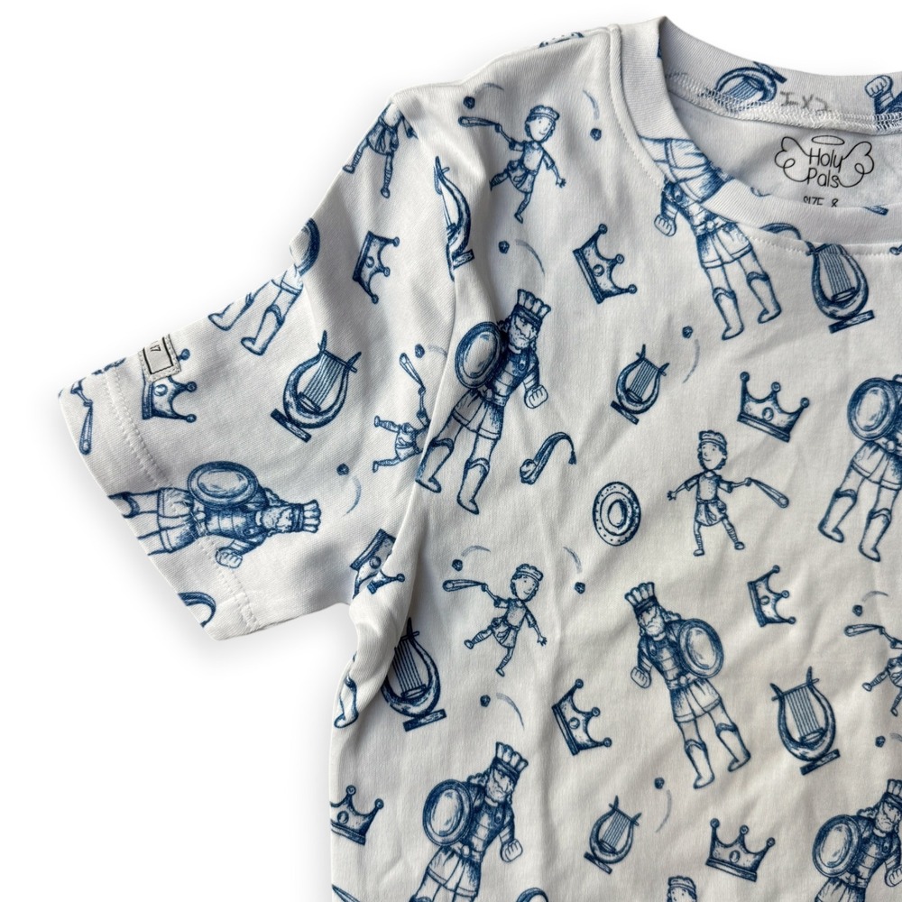 NWT Holy Pals Kids Size 8 David and Goliath Pajama Set - Picture 3 of 8